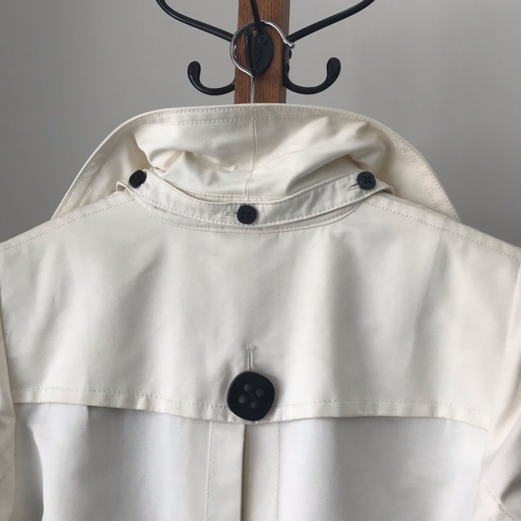 Soia & Kyo Cream Trench, belted, black buttons, large - Picture 5 of 14